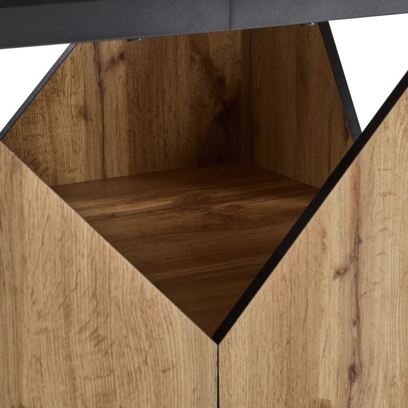 Esstisch 138cm für 4-6 Personen, Küchen-Tisch mit Schreibtischfunktion, Hellbraun