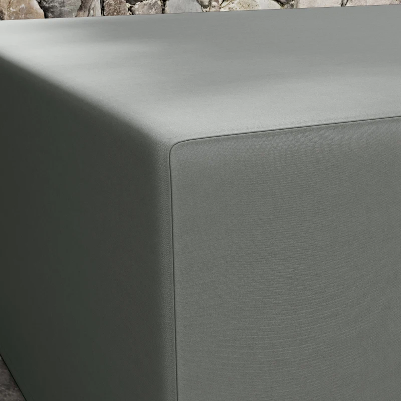 Outsunny Outdoor Garden Furniture Cover Waterproof, Anti-UV 600D Heavy Duty Oxford Fabric Patio Furniture Cover for Rectangular Sofa Table Set, Dark Grey, 245 x 165 x 66 cm