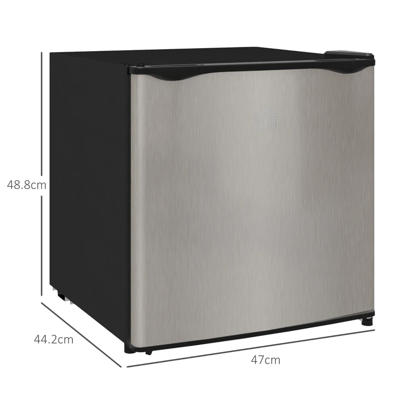 HOMCOM 35L Mini Freezer, -24℃ to -14℃ Temperature - Silver Tone