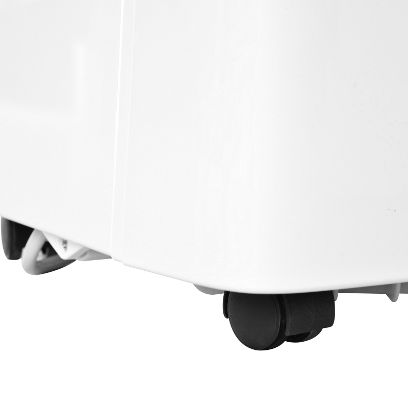 HOMCOM 557W Mobile ABS Plastic Air Conditioner w/ Remote Control White
