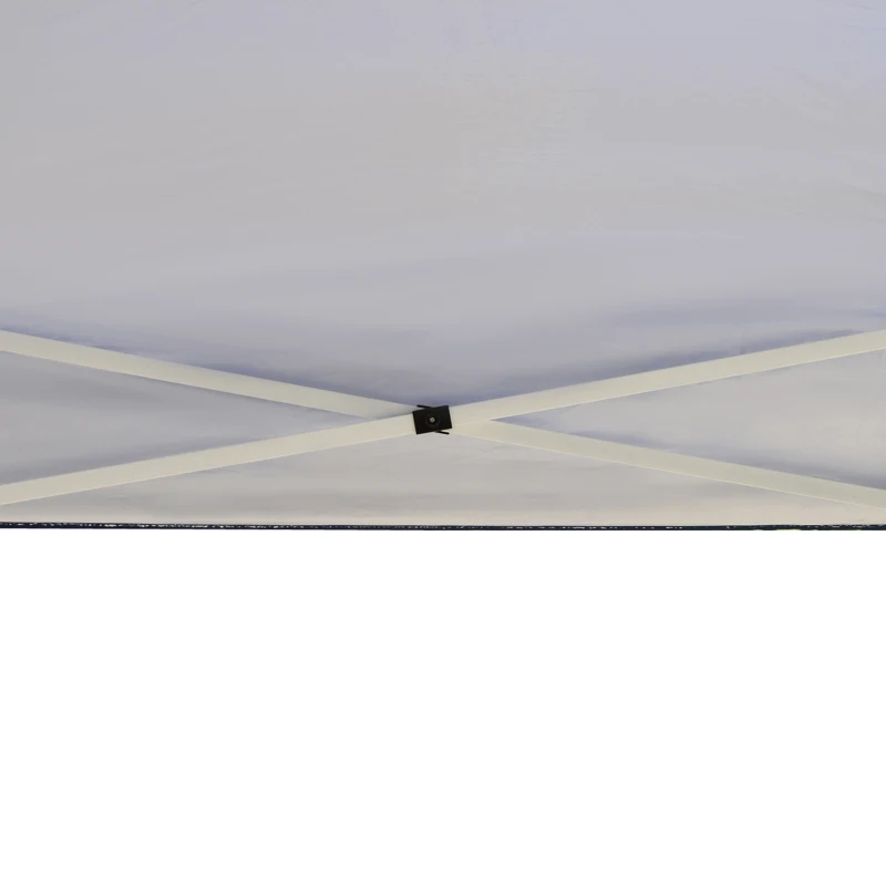 Outsunny Paviljoen, 2,95 x 2,95 m Pop-up Vouwpaviljoen, Tuinpaviljoen, Feesttent, UV-Bescherming, Staal+Oxforddoek, Blauw