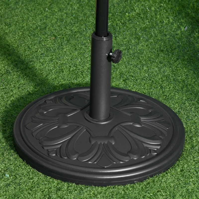 Outsunny Baza Rotunda Umbrela 13 kg HDPE + Beton