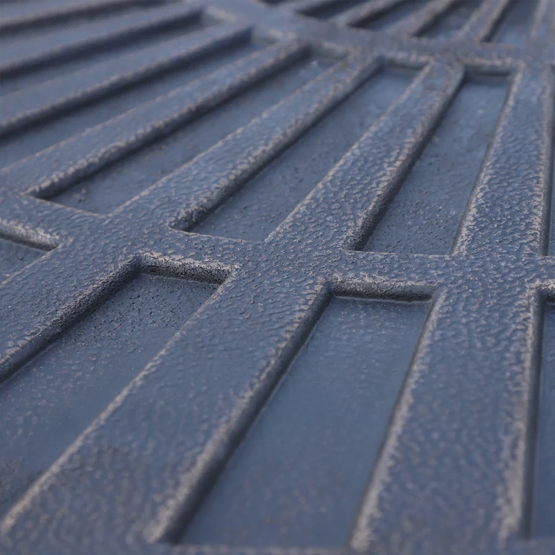 Outsunny Set 2 Greutăţi pentru Umbrelă de 28 kg cu Design în Evantai şi Mâner, 66x47x4.2 cm, Bronz