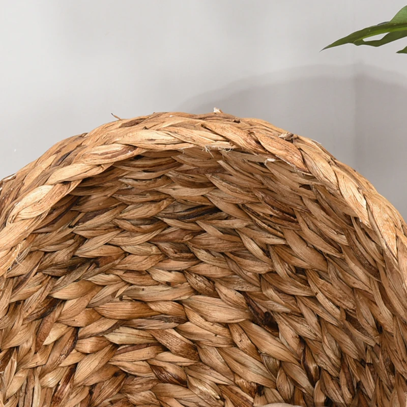 PawHut Cama destacável para gatos casa para animais de estimação Menos de 5 kg Design moderno Almofada macia e quente 42x33x52cm