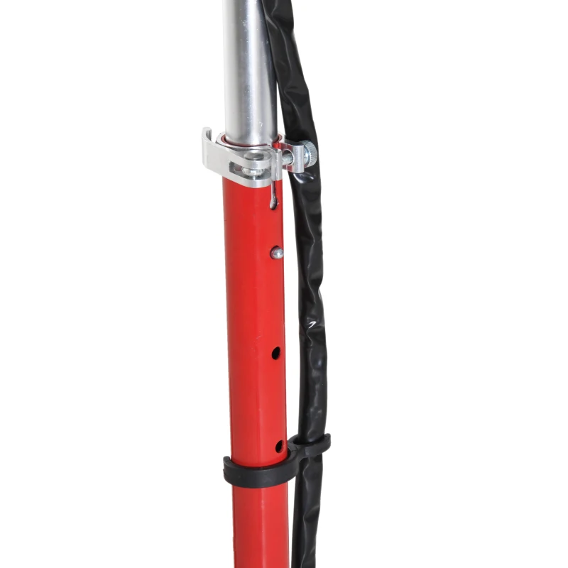 HOMCOM Trotinete Elétrica para Crianças + 7 Anos trotinete Dobrável com Altura Ajustável Bateria Recarregável 24V Velocidade até 12 km/h e Carga 50 kg 74x36x73-91 cm Vermelho