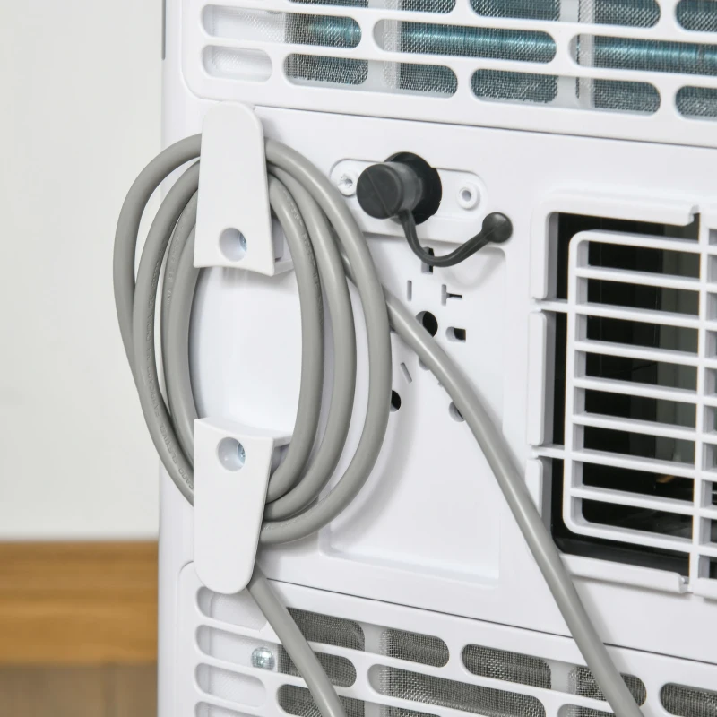 HOMCOM 7000 BTU Air Conditioning Unit, 3-in-1 Portable Air Conditioner, Dehumidifier, Cooling Fan with Remote Control, Digital Display, 2 Speeds, 24H Timer, Window Venting Kit, 15m²