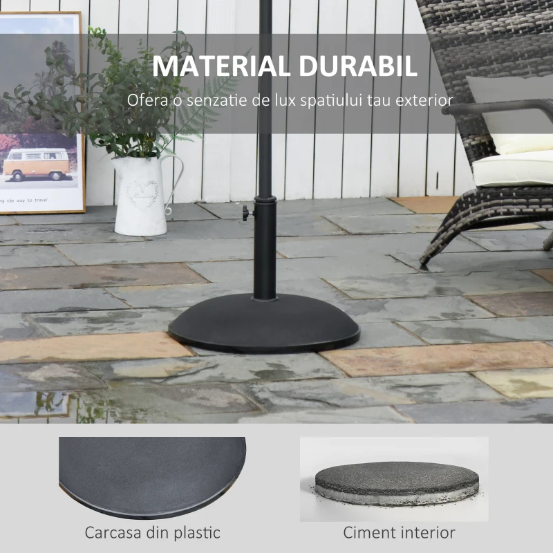 Outsunny Baza Umbrela Gradina 35–48 mm