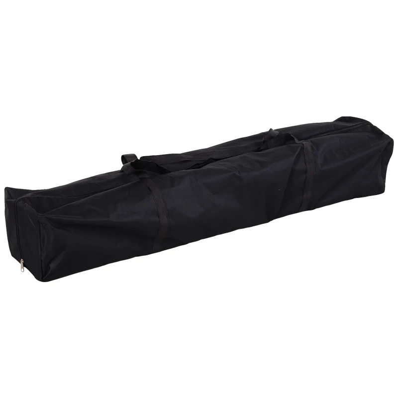 Outsunny Faltpavillon 2,4x2,4m Pavillon Faltzelt mit UV-Schutz, Partyzelt inkl. Tragetasche für Garten, Balkon, Stahl Grau