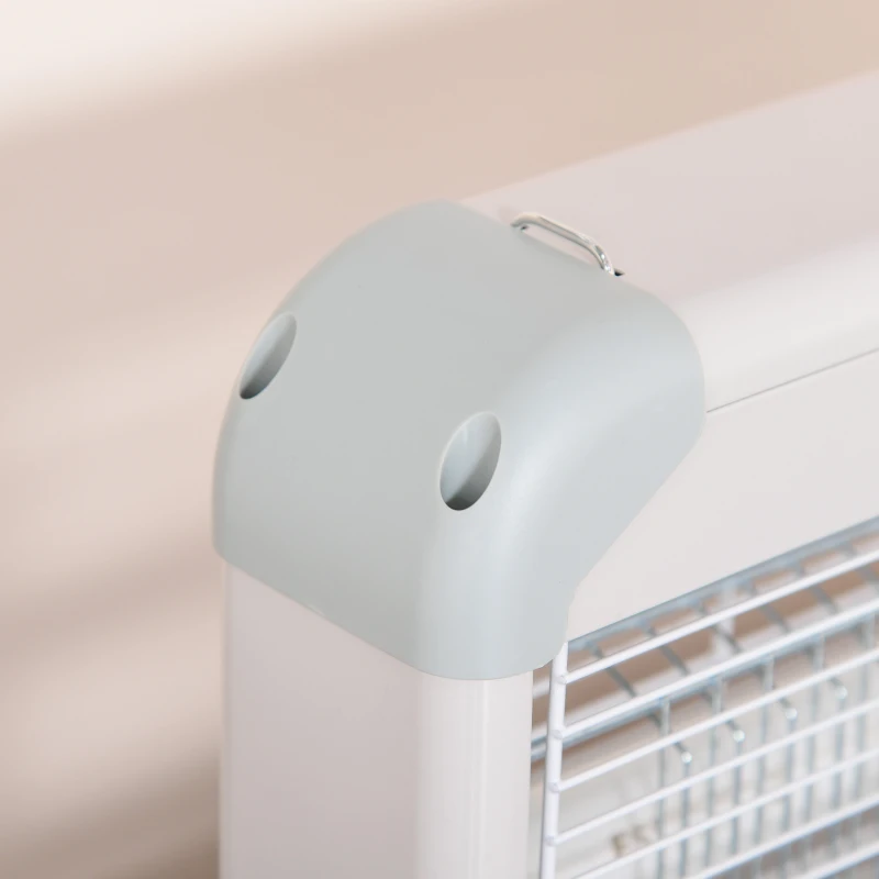 Outsunny Wall Hanging Bug Zapper, 30W Electric Fly Zapper Mosquito Killer, 60㎡ Coverage Insect Killer, Indoor Outdoor Use, Grey