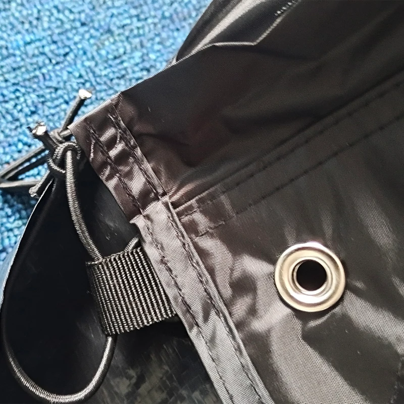 Outsunny Tente de Camping Tente de Randonnée, résistante aux intempéries, 2 pièces, 475 x 264 cm Largeur x 172, Noir