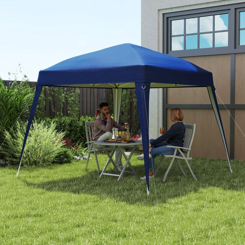 Outsunny Ersatzdach für Falt-Pavillon Pavillon-Dach Sonnenschutz UPF50+, NUR DACH INKLUSIVE, Dunkelblau