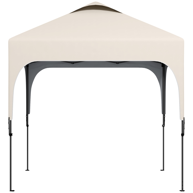 Outsunny Carpa 2,5x2,5 m de jardín Pop-up plegable altura ajustable Oxford anti UV50+ estructura de acero bolsa de transporte