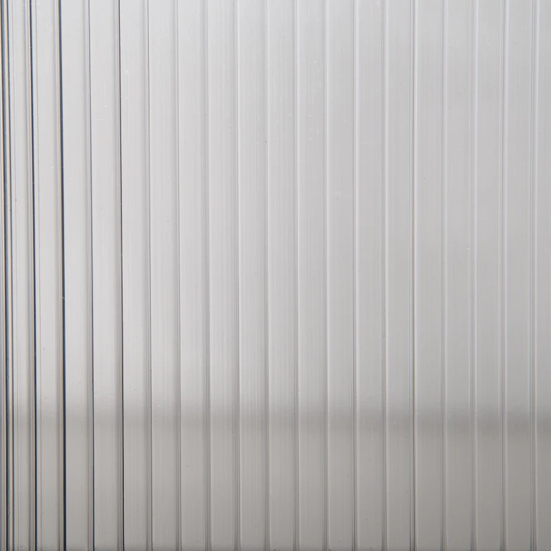 Outsunny Mini Serra, piccola serra con struttura in legno, finestra e doppia porta, 3 ripiani, 70L x 50P x 120H cm, Grigio