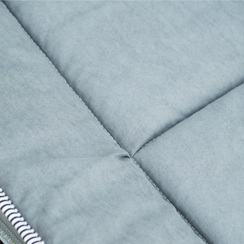 Outsunny Cama de Camping Plegable y Acolchada con Bolsillo Portaobjetos 188x64,5x53 cm Gris claro