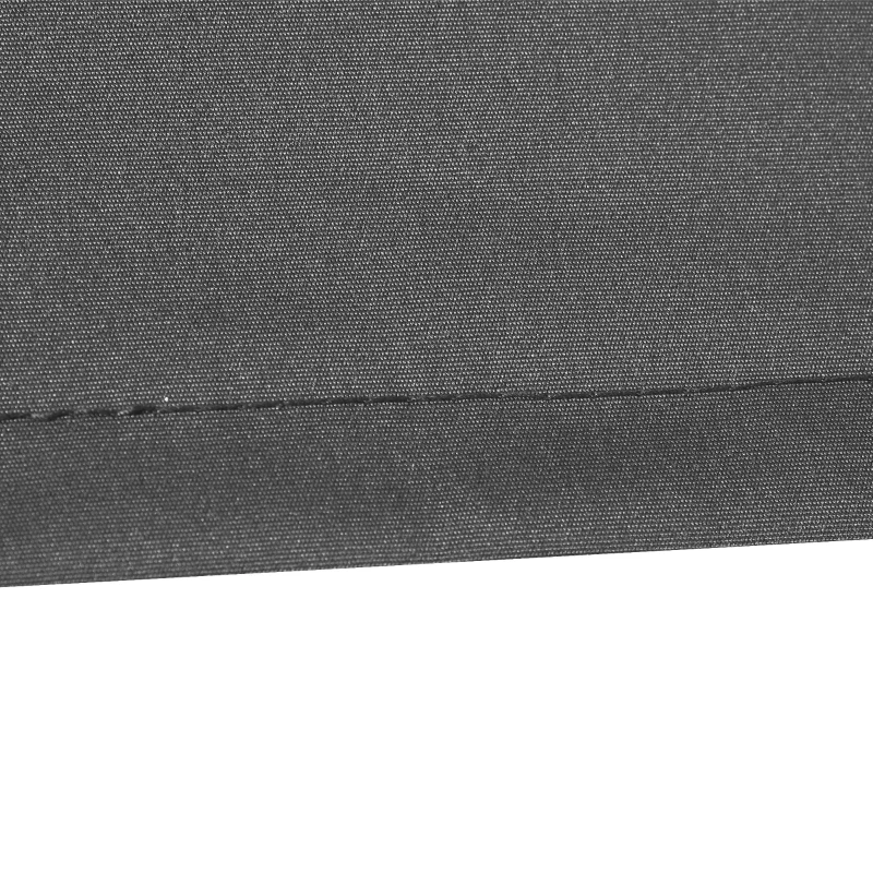 Outsunny Ersatzmarkise Markise gewellter Volant hochdichtes Polyester 280 g/m² UV-Schutz 2,82 x 2,4 m grau