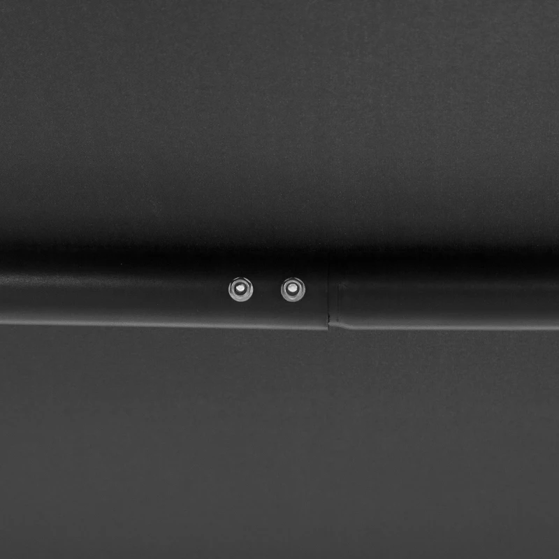 Outsunny Balancín de Jardín 3 Plazas Gran Confort Techo impermeable Inclinación ajustable Asiento y Respaldo Ergonómico Acero textileno