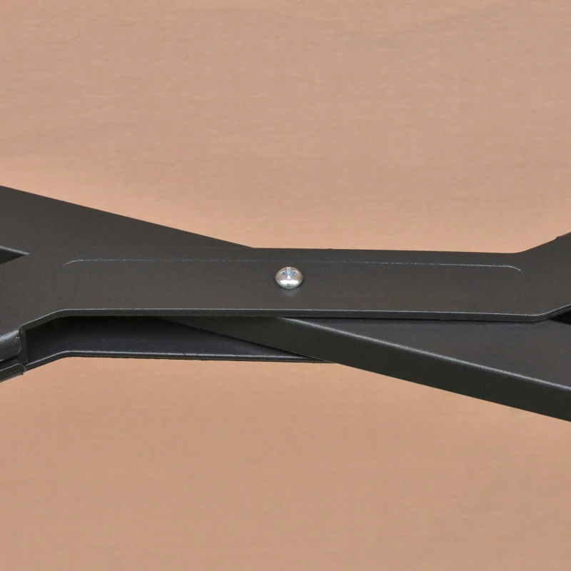 Outsunny Parasol Oval Khaki 440x260 cm