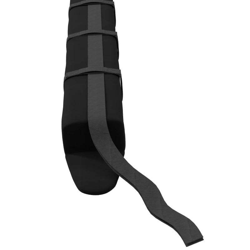 HOMCOM Set aus 2 aufblasbaren und universellen Dachträgern für Autos maximale Belastung 75 kg Schwarz