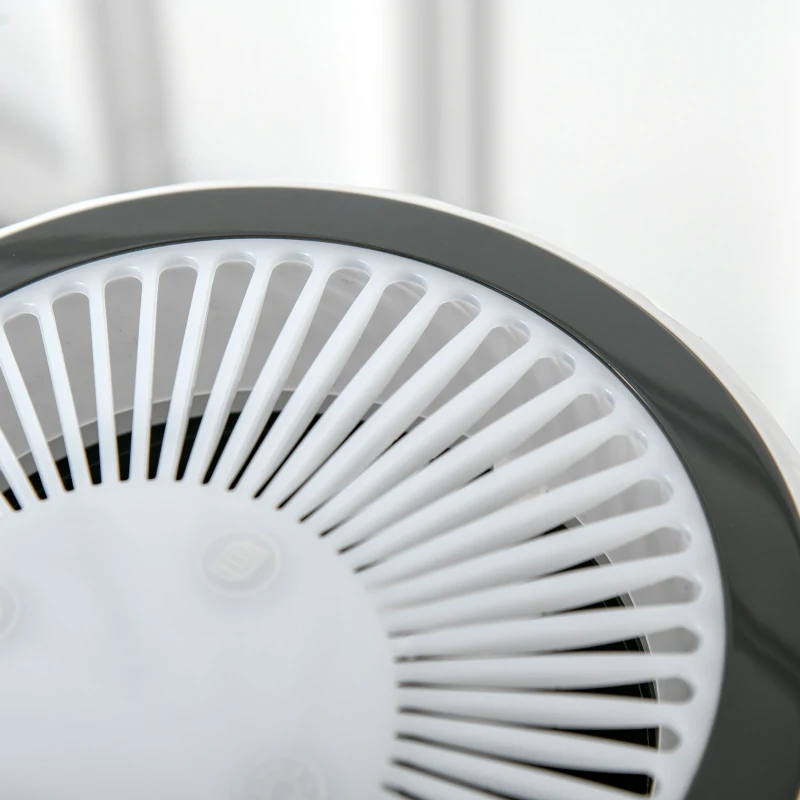 HOMCOM Purificateur d'Air avec Filtre HEPA Charbon Actif, 3 Vitesses Réglables, Surface couverte 18㎡, pour Poussière, Fumée, Odeurs, Pollen