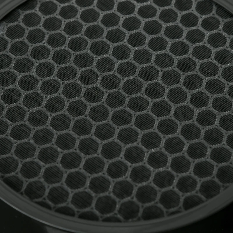 HOMCOM Purificateur d'Air avec Filtre HEPA Charbon Actif, 3 Vitesses Réglables, Surface couverte 18㎡, pour Poussière, Fumée, Odeurs, Pollen