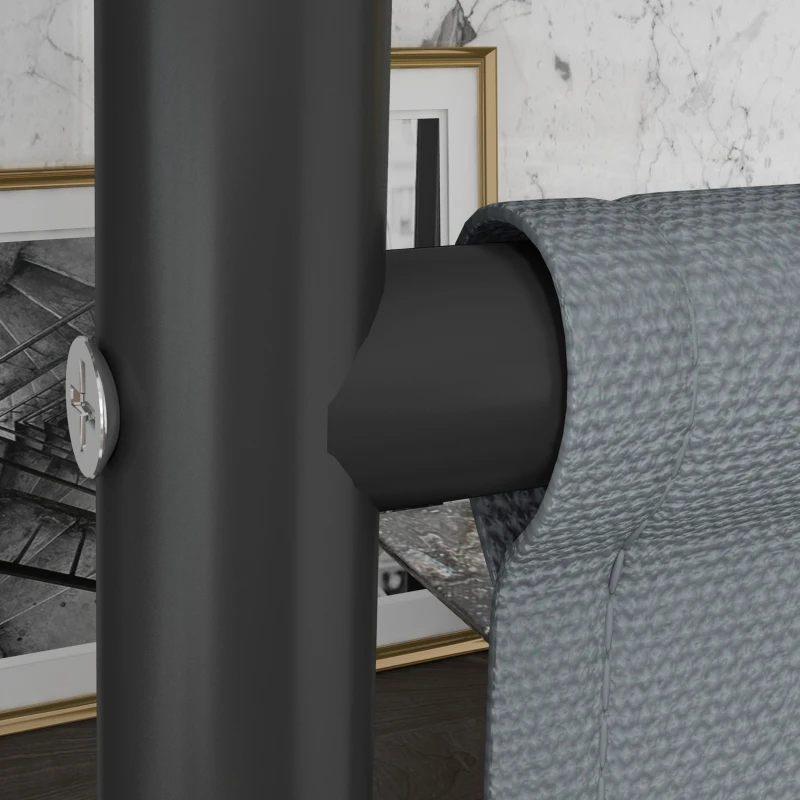 Outsunny Pannello Paravento Esterno su Ruote per Giardino, Terrazza, Balcone, 183L x 30l x 181H cm, Grigio