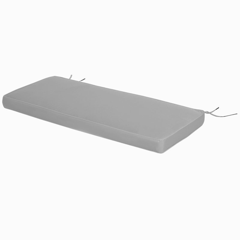 Outsunny 2 Seater Garden Bench Cushion -Light Grey