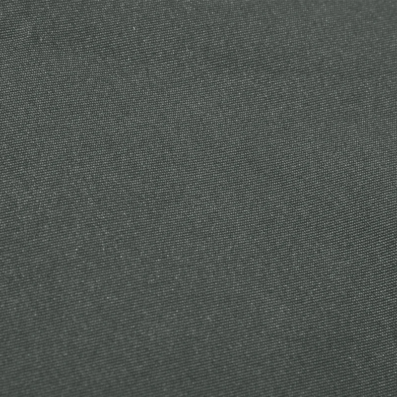Outsunny Ersatz-Markisenstoff mit Wellenlambrequin - Hochdichtes Polyester 280 g/m² UV-Schutz Grau