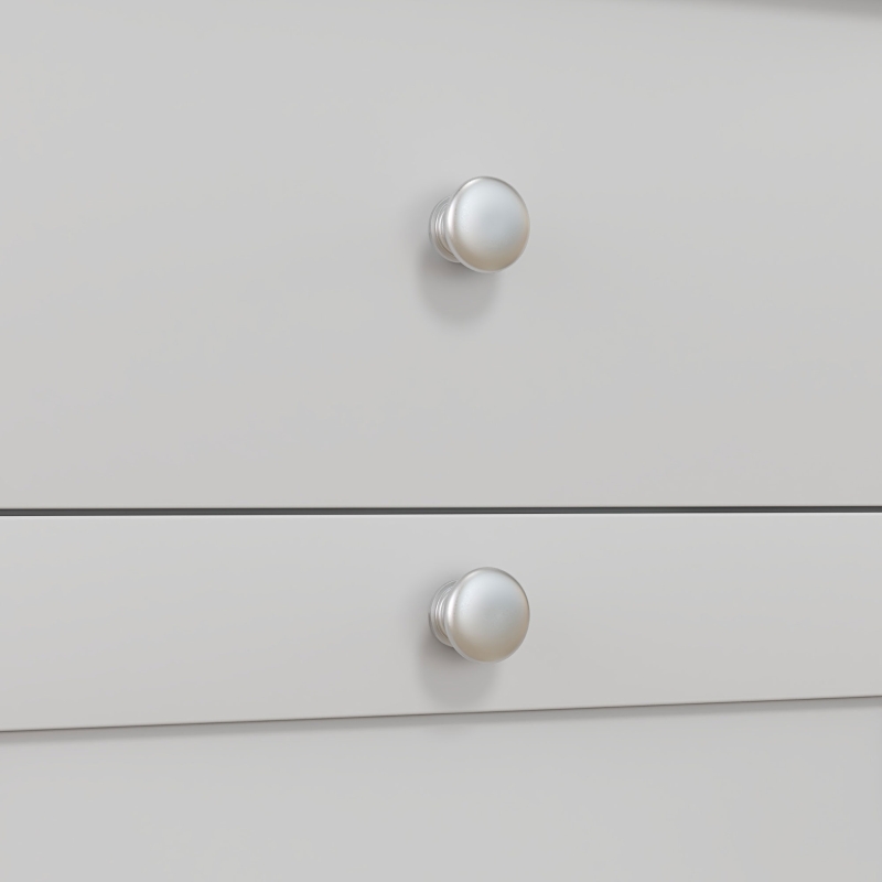 HOMCOM Mobile da bagno, mobile portaoggetti, con cesti per il bucato pieghevoli 2 cassetti, 78L x 40l x 90,5H cm, bianco