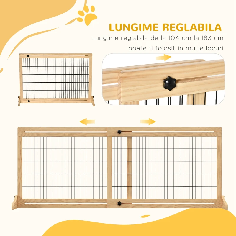 PawHut Poarta Extra Lata pentru Animale de Companie