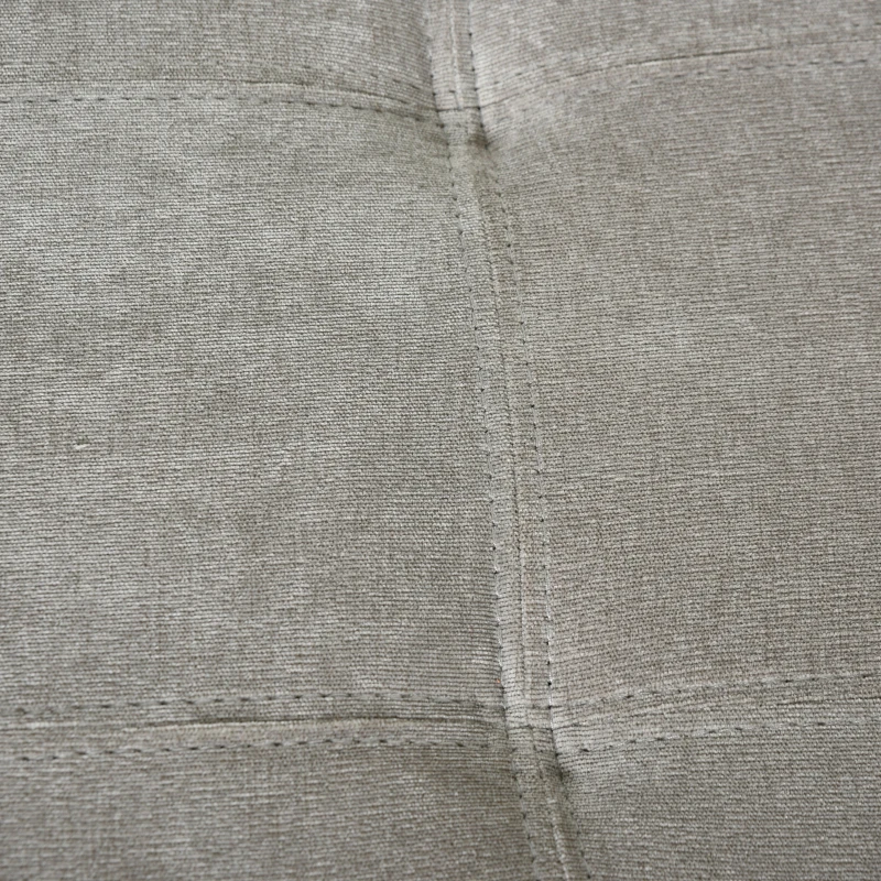 HOMCOM Banqueta de Diseño Contemporáneo con Apoyabrazos Curvos Función de Almacenamiento 2 en 1 136,5x45x62 cm Gris