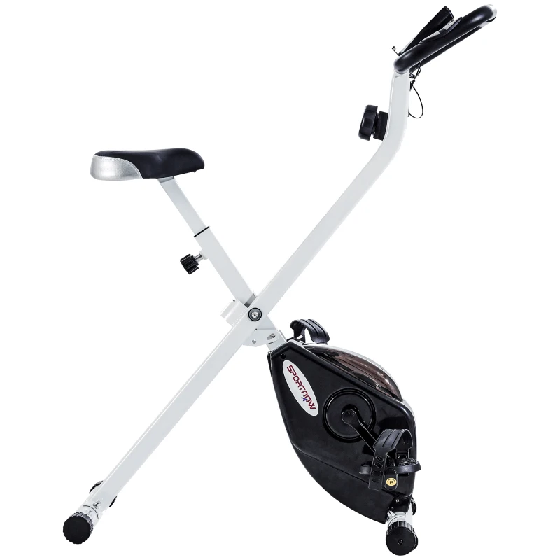 SportNow Bicicleta Fitness Pliabila – Rezistenta 8 Nivele, LCD & Puls(m-11)