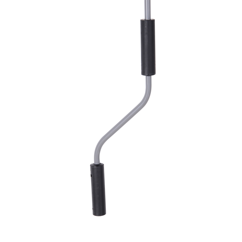 Outsunny Persiana Vertical para Balcón y Terraza, Protección contra el Viento, Panel Lateral, Privacidad con Manivela 200x120 cm