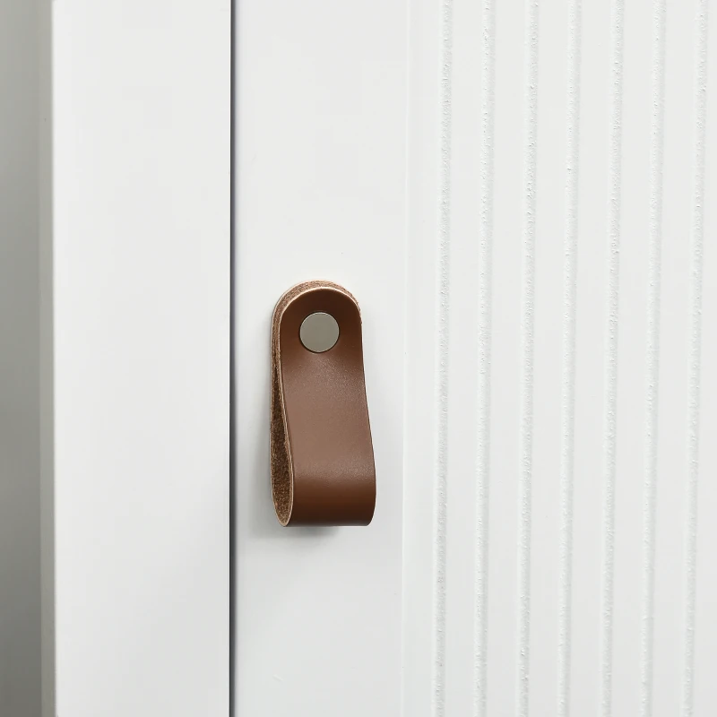 kleankin Slim Bathroom Storage Cabinet - White