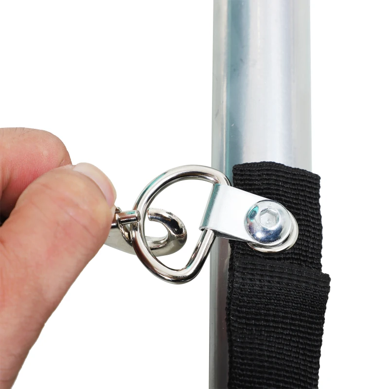 PawHut 2 in 1 hondenaanhanger fietskar jogger vlag regenhoes voor honden Rood