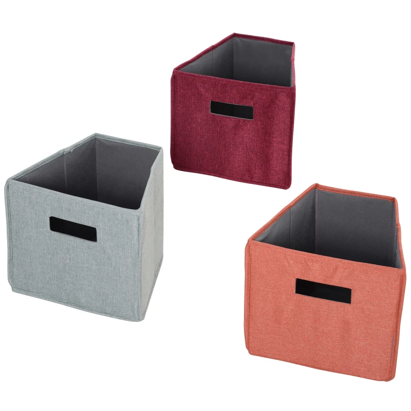 HOMCOM Estantería de Esquina para Juguetes con cestos extraíbles Mueble de Almacenaje para Habitación Infantil 57x57x95cm Blanco