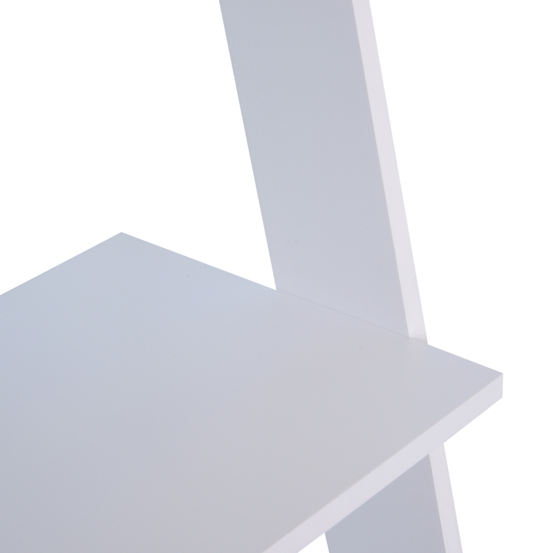 HOMCOM Estante en forma de escada Estante com 5 Prateleiras Modernas Prateleiras de parede  para Banheiro Sala  50x40x195cm