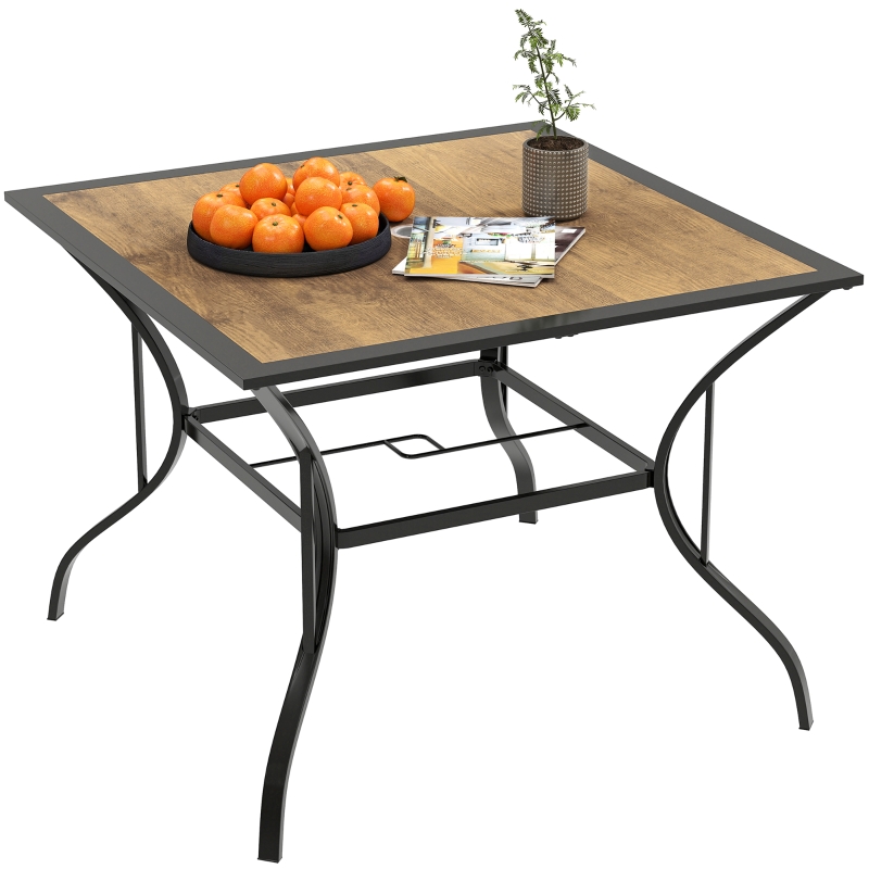 Outsunny Set da Esterno per Bambini 4 Pezzi con 2 Sedie Pieghevoli, Ombrellone da Giardino e Tavolo Rotondo, Set da Giardino in Acciaio e Tessuto Oxford, Verde