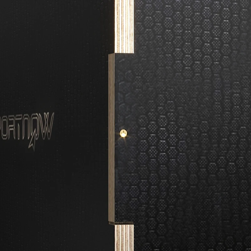 SPORTNOW Box Jump Pliometrico a 3 Altezze in Legno Antiscivolo, 41-36-31cm, Nero