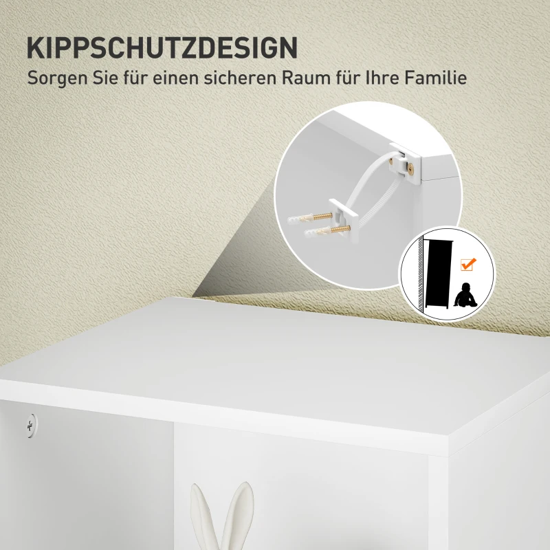 HOMCOM Regał na książki, 5 półek, regulowane półki, drewno, 30 x 24 x 133,5 cm, Biały