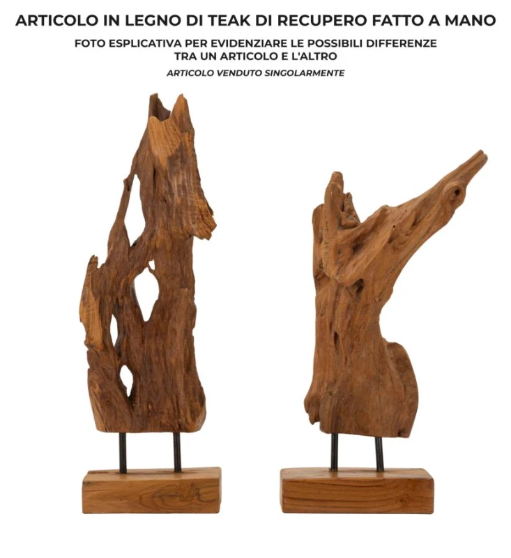 Mauro Ferretti Sculptura Akar Tec cm 18X13X55