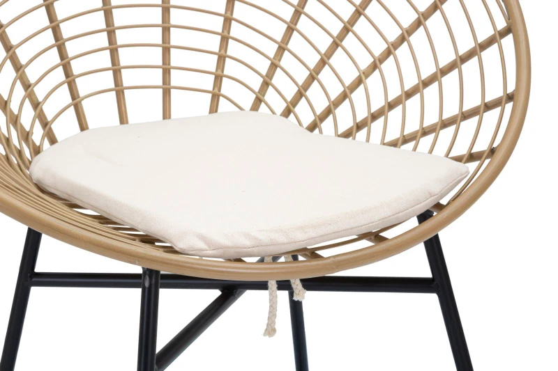 Mauro Ferretti Scaun Panama Cu Perna cm 72X56,5X88