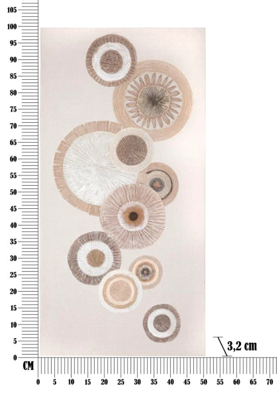 Mauro Ferretti Pictura Pe Pânză Circly -A- cm 50X3,2X100