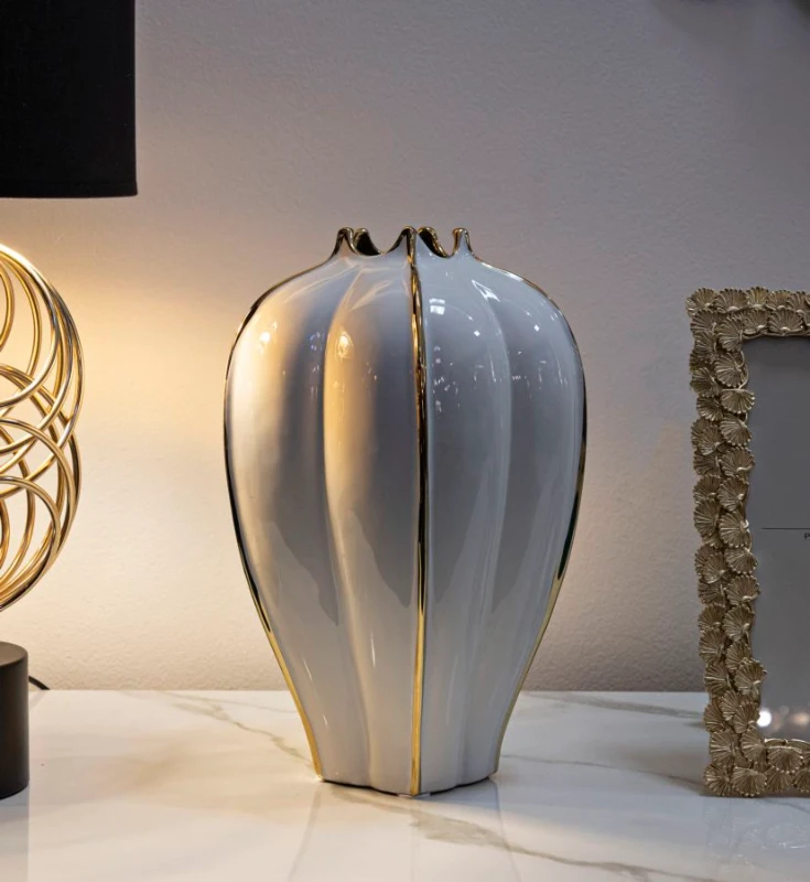 Mauro Ferretti Vaza De Olar Ceramica cm Ø 21X40