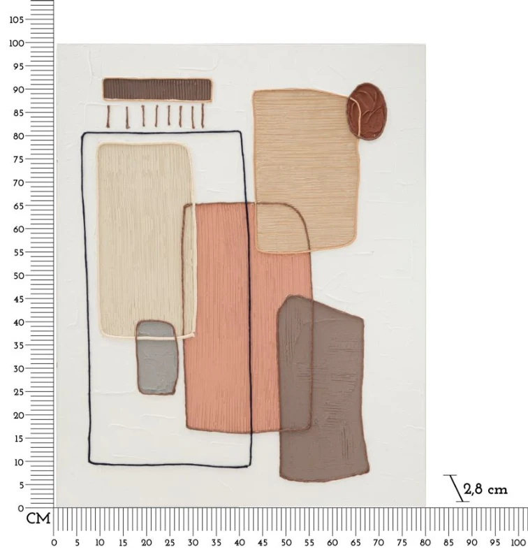 Mauro Ferretti Pictura Pe Pânză Cu Rama Din Lemn cm 80X2,8X100