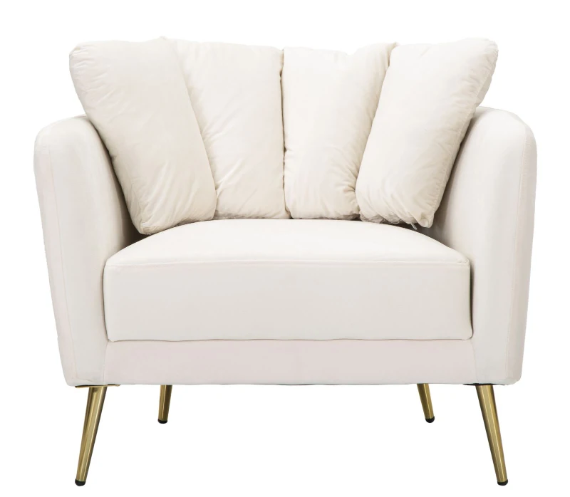 Mauro Ferretti  Fotoliu Kiev Bej cm 88X77X74