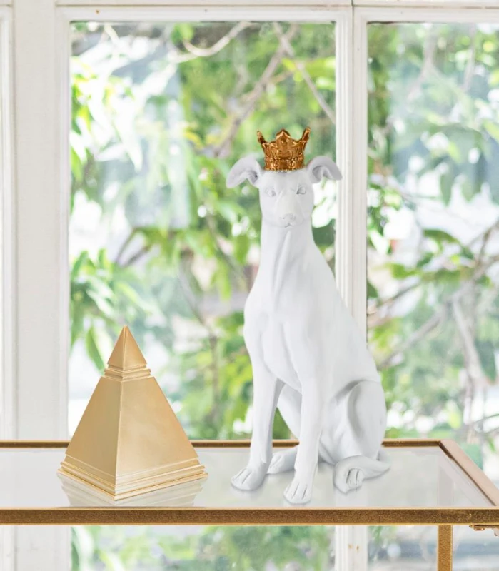 Mauro Ferretti Caine Alb cm 20X12,5X33