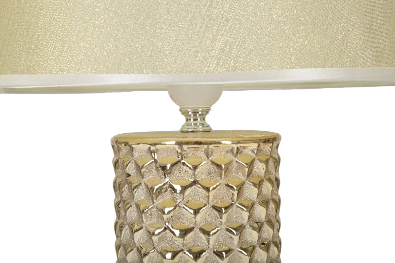 Mauro Ferretti Lampă De Masa Glam Aurie cm Ø 30X47,5