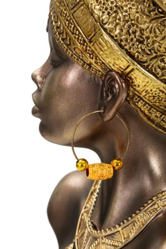 Mauro Ferretti Sculptura Mumbasa cm 23,5X17,5X39,5