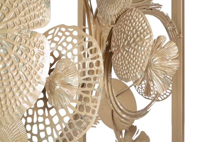 Mauro Ferretti Consola Cu Blat De Sticla Aurii cm 114X40,5X80