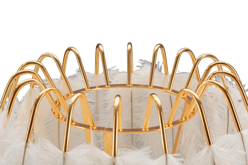 Mauro Ferretti  Lampă De Masa Suport Pene cm Ø 40X60